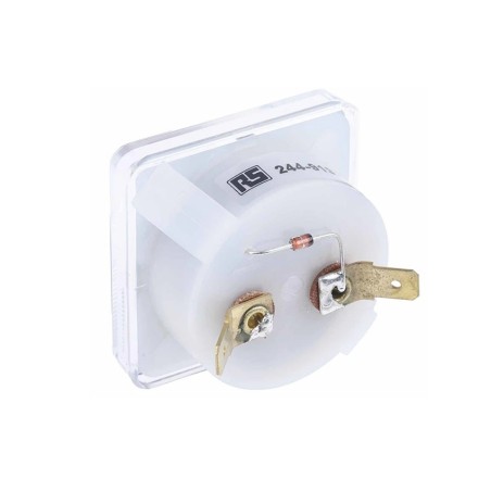 Voltmètre à aiguille et zone de couleur (vert-orange-rouge) pour indication du niveau de charge des batteries.