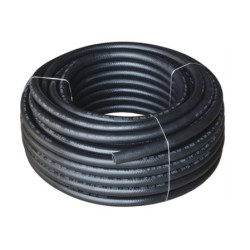 Tuyau caoutchouc Ø8X13 NOIR. Vendu au mètre