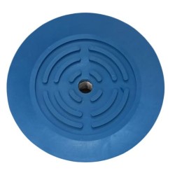 Ventouse à lèvre Ø180mm en nitrile bleu. Fixation M16. AXITEC