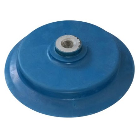 Ventouse à lèvre Ø250mm en nitrile bleu. Fixation M16. AXITEC