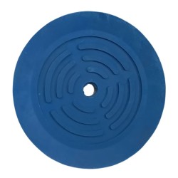 Ventouse à lèvre Ø250mm en nitrile bleu. Fixation M16. AXITEC