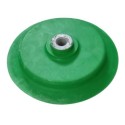 Ventouse à lèvre Ø180mm en caoutchouc naturel vert. Fixation M16. Pour palonnier à ventouses Axitec